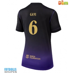 Billiga Barcelona Paez Gavi #6 Bortatröja Dam 2026-27 Kortärmad